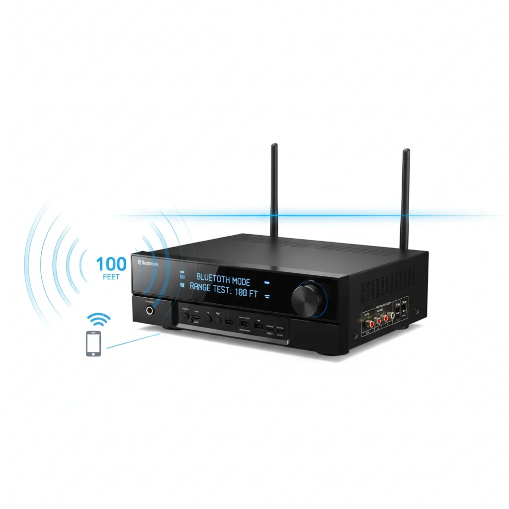 AV Receiver Bluetooth Range: How Many Feet Is Optimal?