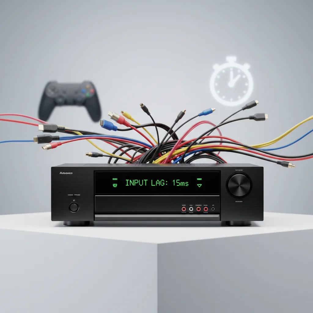 AV receiver input lag