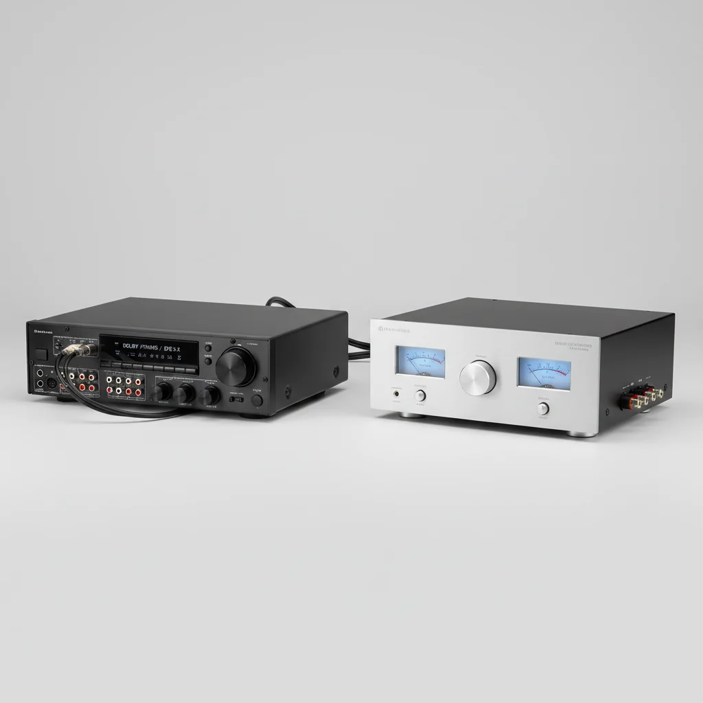 AV receiver vs amplifier