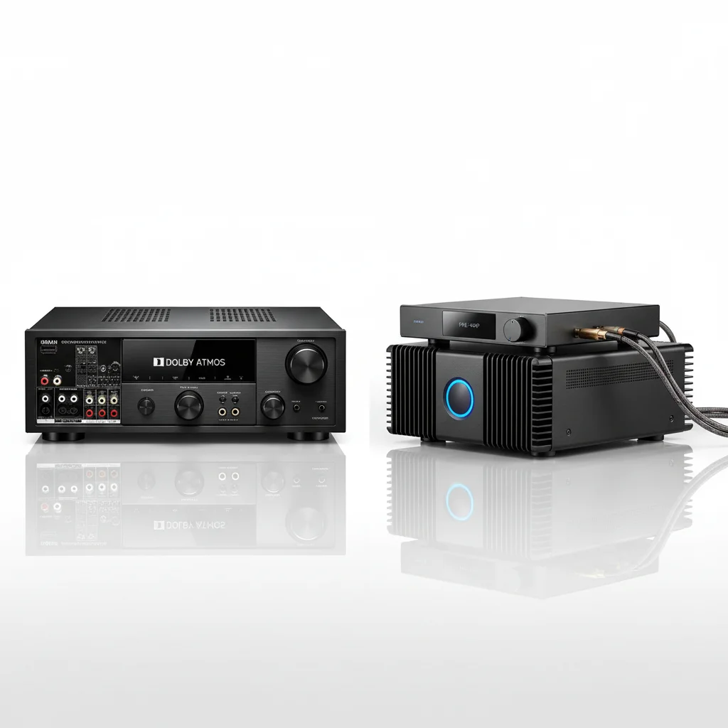 AV receiver vs preamp and power amp